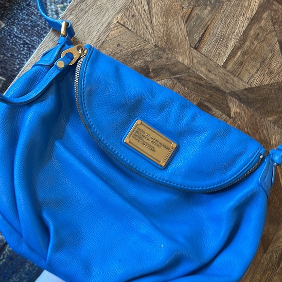 Marc by Marc Jacobs Blue Leather Crossbody Bag - Picture 4 of 6